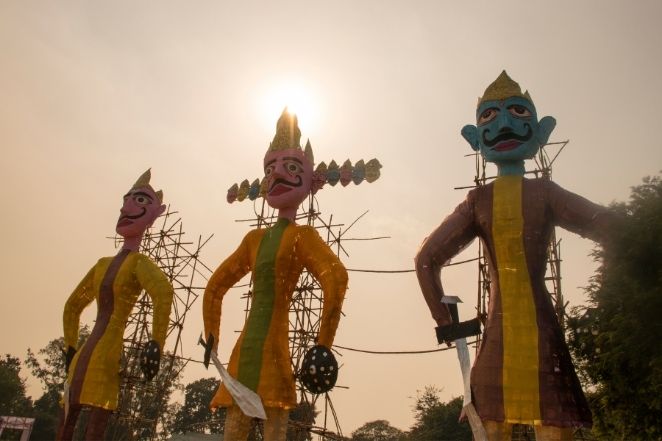 Why is Ravana burnt on Dussehra?